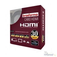 Cabo HDMI 30 Metros 4K Ultra HD 3D HDR 2.0 19 Pinos Brasforma HDMI-5030